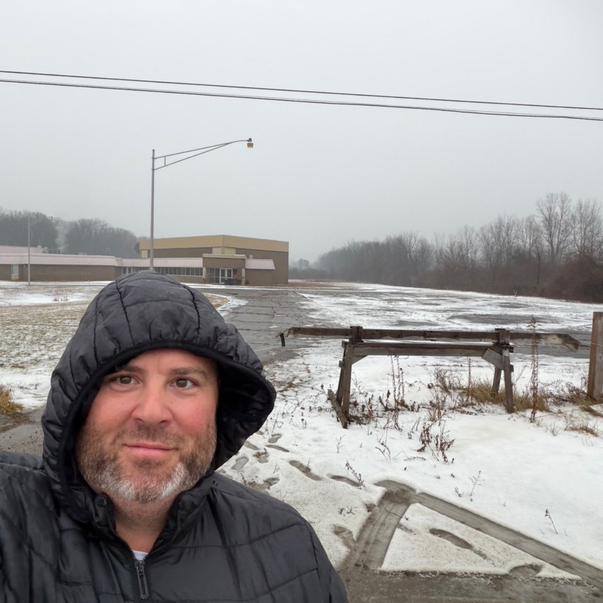 eric blum at a potential self-storage site