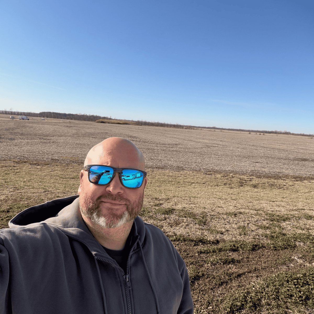 eric blum at a potential self-storage site