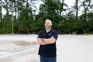 Eric Blum at a Future Self Storage facility site